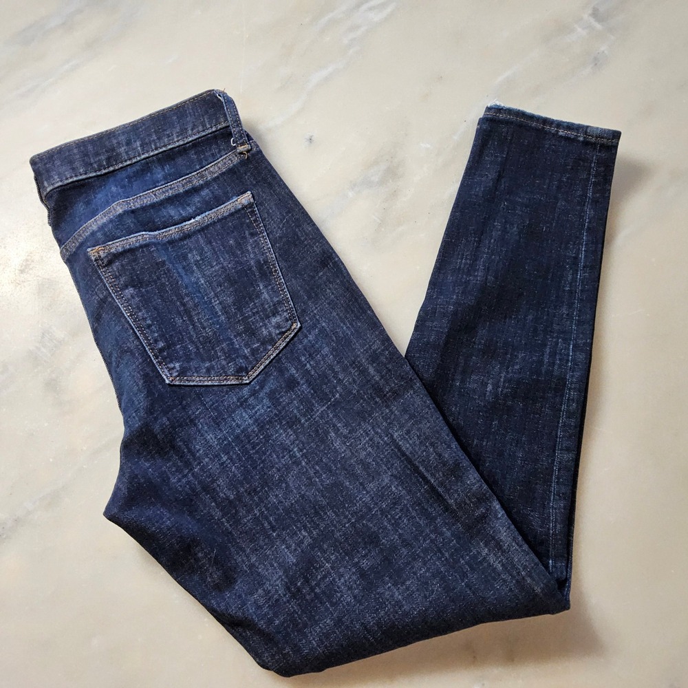GAP Denim True Skinny Jeans Womens Size 29R‎ Dark Wash Stretch